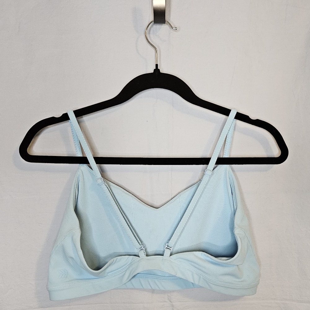 All In Motion Fine Rib Bra In Blue Denim - Size L - Picture 2 of 6